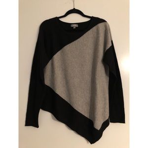 Neiman Marcus Cashmere Colorblock Sweater